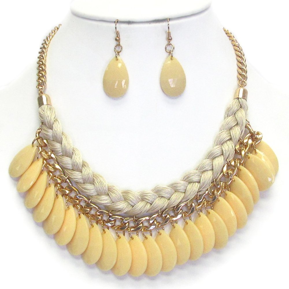 NECKLACE SET ROPE AND CHAIN